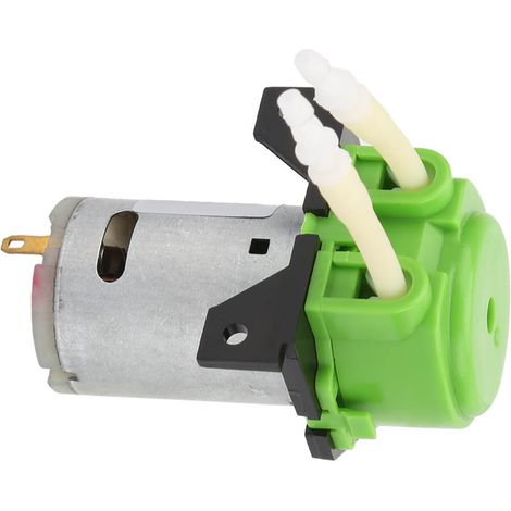 D-2 24mm DC 12V DIY Peristaltik-Flüssigkeitspumpe Dosierpumpe für Laboranalysen (Grün) (1/5)