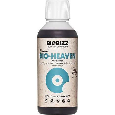 Engrais biologique Bio·Heaven 250ml – Stimulant organique pour croissance et floraison – Améliore l'absorption des nutriments – Biobizz (1/5)