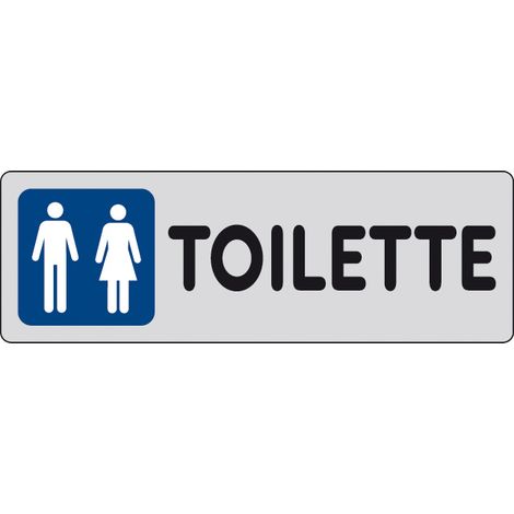 ETICHETTA ADESIVA 150X50 TOILETTE (M F)- 10,0 pz