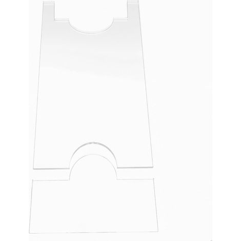 de 2 butées murales transparentes en acrylique pour canapé (1/5)