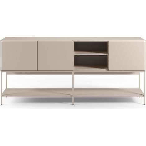 Buffet 3 portes 2 niches beige 180 cm - Zara