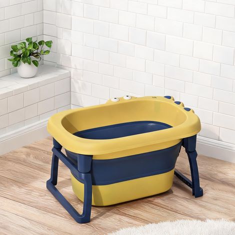 Baignoire pliable bébé crocodile avec siège intégré 75,3 cm (1/5)