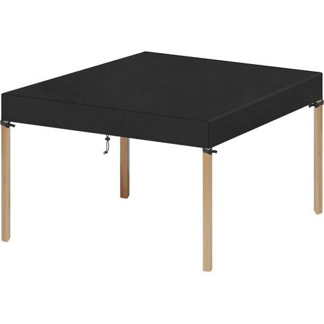 Housse Protection Meuble Extérieur Housse de Plateau de Table Housse de Protection Exterieur Table Basse Petite Robuste Tissu Oxford Anti-UV Housse de Table Carrée 70x70x15cm (1/5)