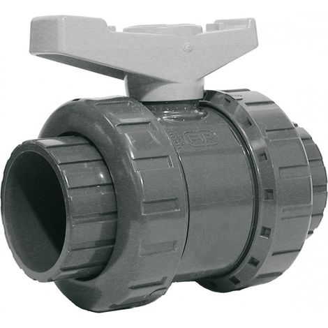 Vanne PVC pression 110 mm – Femelle à coller – Joint torique EPDM – Température maximale 60°C – Poignée ergonomique intégrée