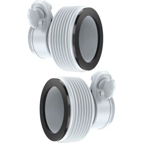 Pack of 2 hose adapters for filtration pumps and seawater systems, adapter type 1.25" to 1.5". (1/5)