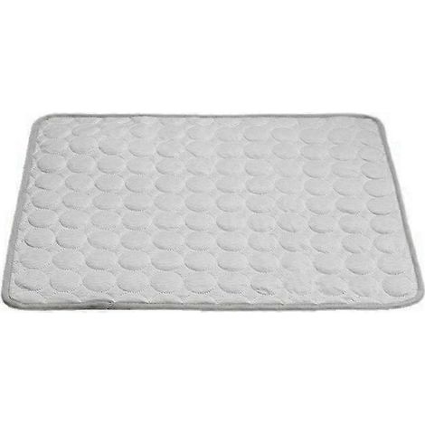 Chat d'été rafraîchissant, coussin de refroidissement doux pour petits, moyens et grands chats, gris taille XL, fournitures de confort estival pour animaux. (1/4)
