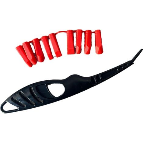 Grattoir d'angle pour colle à verre, étendeur, joint de carrelage, outil de réparation professionnel pour la maison, la cuisine et la salle de bain (1/4)