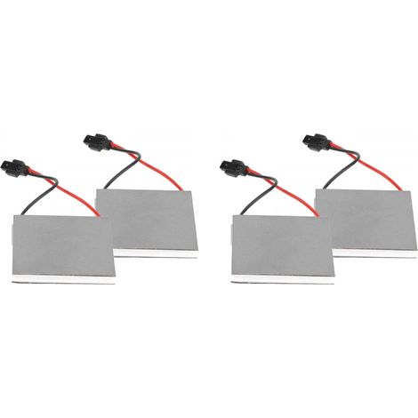 4er-Pack wärmebetriebener Herdventilator-Generator, Ersatzmotor für Heimofen, Kaminventilator, Holzbrenner, 40 x 40 mm (1/5)