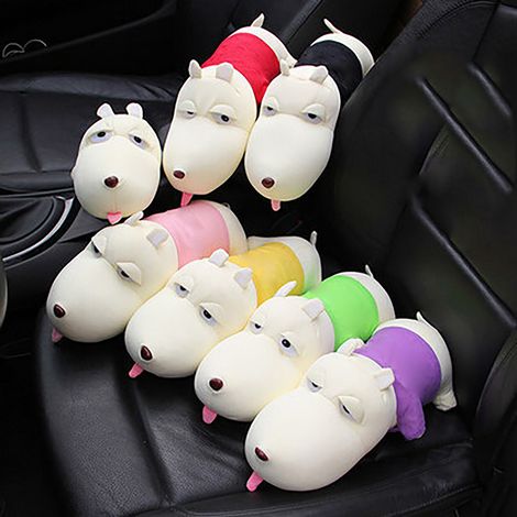 Sac à charbon de bambou anti-odeur pour chien en voiture ou maison, jouet décoratif absorbant formaldéhyde, couleur aléatoire, 33 cm (1/5)