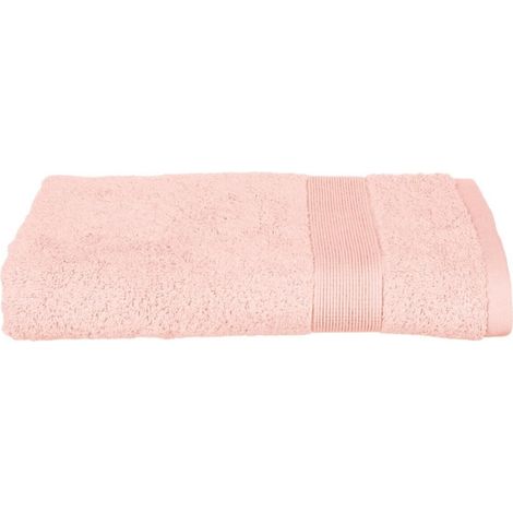 Serviette ou drap de douche 70 x 130 cm Couleur moderne rose (1/2)