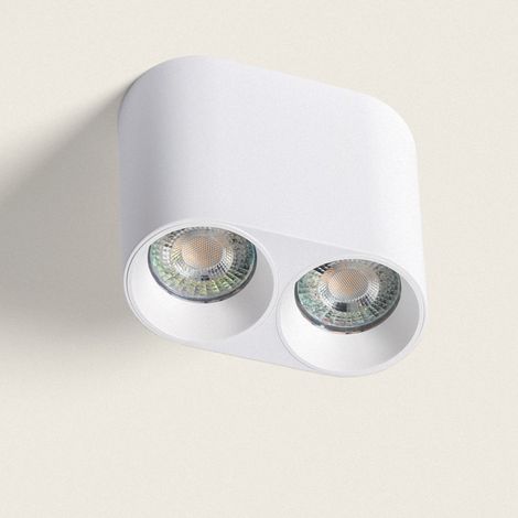 Aplique de Techo Circular Doble Traxim   Blanco (1/3)