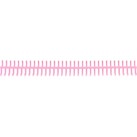 10 Spirales de Reliure 34 Trous en Polypropylène Rose pour Classeurs et Documents de Bureau (1/5)