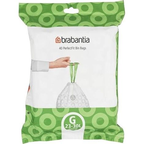 Sacchetti per pattumiere - Perfectfit Code G (23-30 litri) - Brabantia