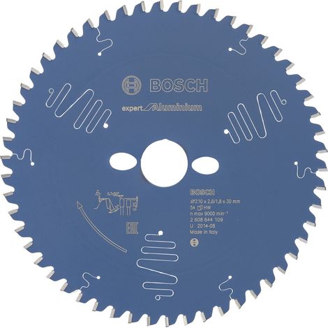 Bosch Kreissägeblatt Expert for Aluminium für Kapp- und Gehrungssägen 210 x 30 x 2,6 mm 54 - 2608644109