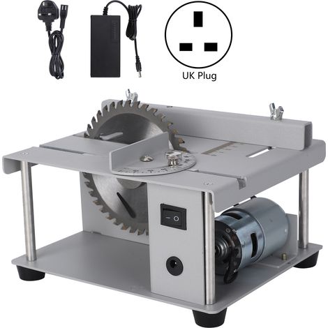 Scie à Table Miniature, Mini Machine de découpe Portable multifonctionnelle Durable pour la maison, prise AC 110-240VUK (1/5)