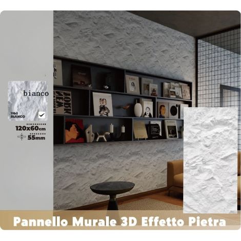 TrAdE Shop Traesio - Pannello Decorativo 3d Effetto Legno Dorato 12x167x290 Cm Rivestimento Parete - (1/2)
