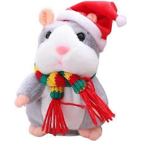 Peluche Hamster Parlant - Peluche parlante qui imite un animal de compagnie, jouet en peluche amusant (1/5)