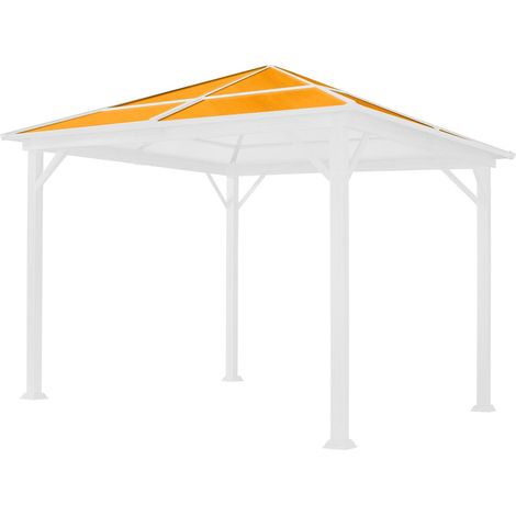 TOOLPORT Ersatz-Dachplatten 3x3 m Hardtop ca. 8 mm Polycarbonatplatten für Forest Deluxe 3x3m (1/5)