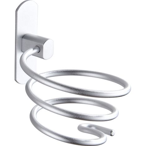 Porte-sèche-Cheveux Exclusif en Acier Inoxydable Salle de Bains Sèche-Cheveux Porte-Support Toilettes (Acier Inoxydable ) (1/3)