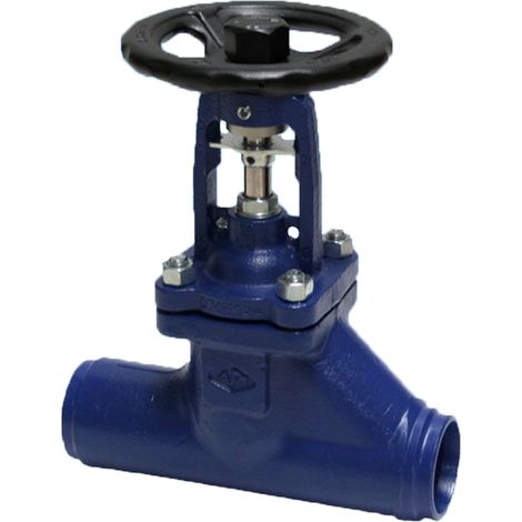 Faltenbalg-Absperrventil PN25 m.AE DN200 PN25 Geh.: 1.0619+N, AExAE max.450°C, HR