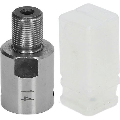 Adaptateur de connexion de mandrin de haute précision en acier inoxydable pour bielle M14 pour le travail du bois