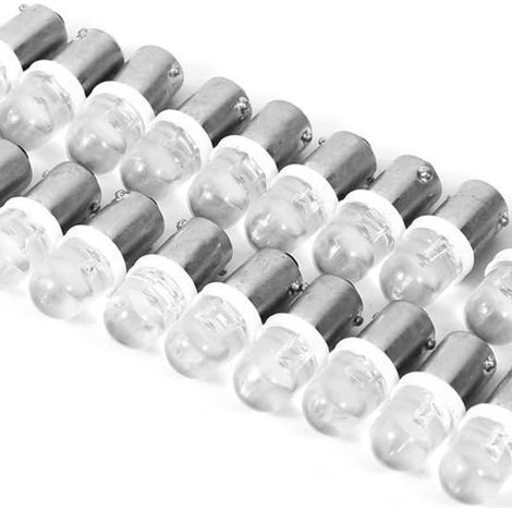 Lot de 20 ampoules LED T11 T4W blanches BA9S H6W 1895 pour tableau de bord de voiture KLB (1/5)