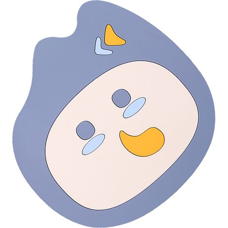 Topfständer, hitzebeständig, rutschfest, dickwandig, umweltfreundliches PVC, Küchentisch-Topfständer, blau (1/5)
