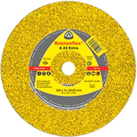 Klingspor 286456 Kronenflex Discos de Corte, A 24, GER, 230 mm x 2 mm x 22.23 mm, 6600 RPM