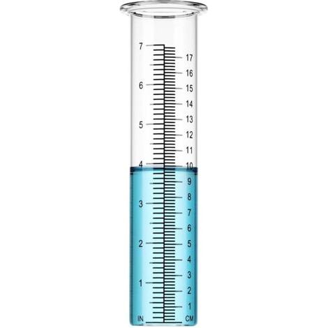 Support pour pluviomètre de 17,8 cm (environ) pour l'extérieur, la terrasse, le jardin et la maison. (1/5)