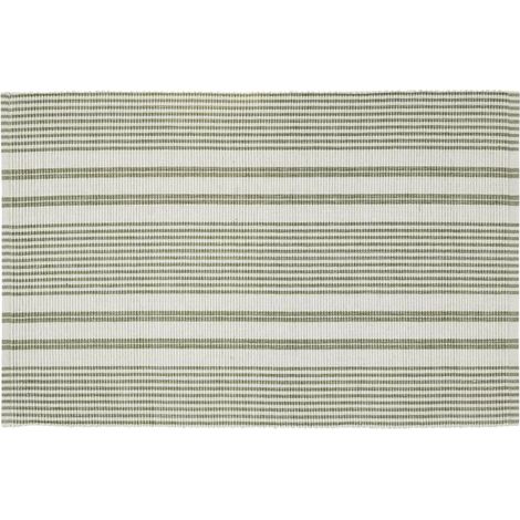Set de table en coton Chaumont sauge (1/2)