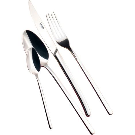 Salvinelli Fuj set 12 forchettina dolce in acciaio inox 18 C