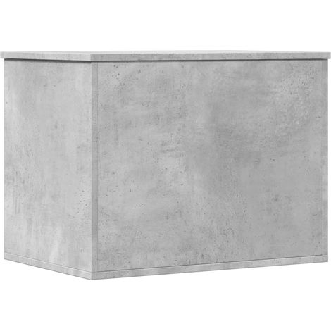 Maison Exclusive - Caja de almacenaje madera ingeniería gris horm