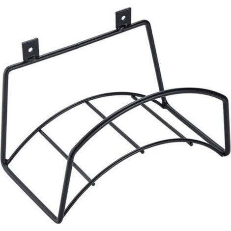 Support Tuyau Arrosage Mural Support pour Tuyau d'arrosage en métal Support mural en métal support de tuyau d'eau Support mural pour tuyau d'arrosage pour Enrouleur dévidoir jardin cour garage (1/4)