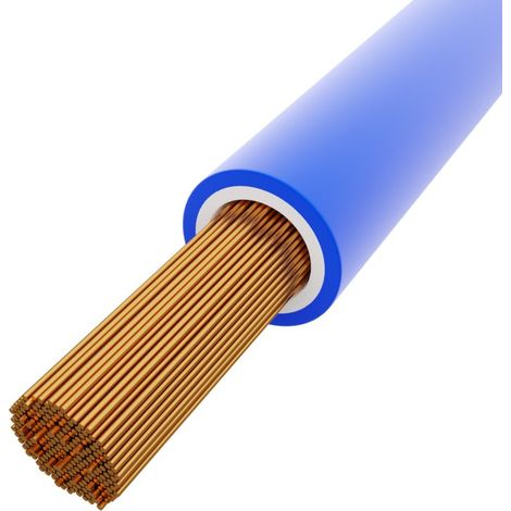 Kupferisoliertes Steuerkabel 16 mm² blau 1 m 450/750 V (1/2)