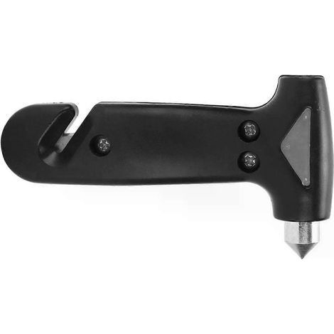 Marteau de sécurité automobile. accessoires d'évacuation en cas de bris de vitre. marteau de survie avec coupe-ceinture de sécurité. outils d'évacuation automobile (1/5)