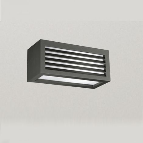 Gea led aluminium gea led garo ges310 ges313 led ip54 applique extérieure moderne e27, finition métal gris-anthracite