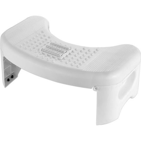 Tabouret de toilette pliable, marche-pied squat WC ergonomique, repose-pieds salle de bain (1/5)