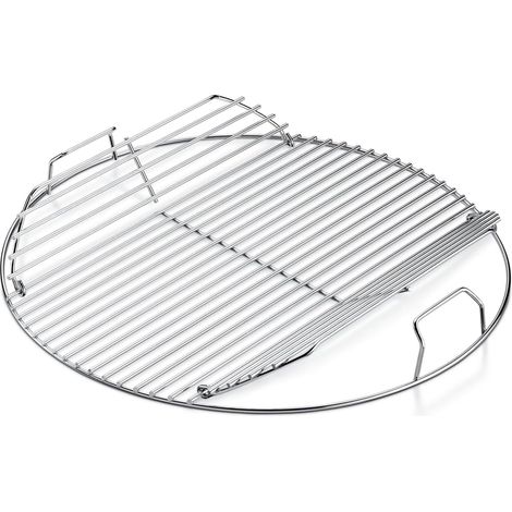54,6 cm 7436 - Grille de cuisson ronde pliable pour barbecue Weber 57 cm - Pièce de rechange pour Weber One-Touch, Performer, Bar-B-Kettle et Master-Touch, Smokey Mountain Cooker Smoker, accessoires