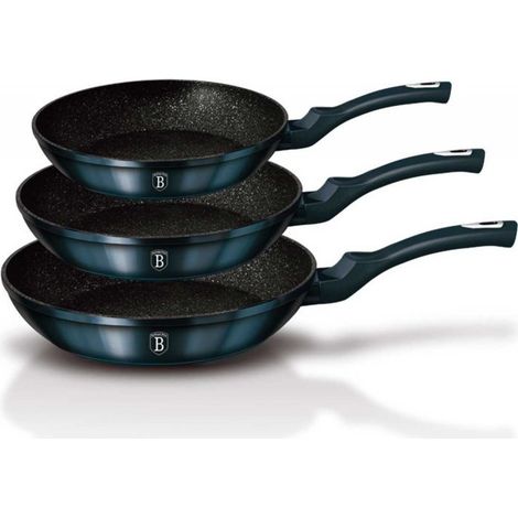 Zestaw 3 Pateln Granit 20/24/28CM Berlinger Haus Aquamarin BH-6177 (1/3)
