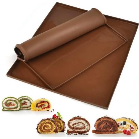 Tapis de cuisson - 2 PCS - Silicone - Flexible - Antiadhésif (1/4)