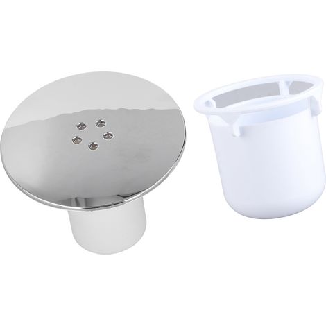 Couvercle de bonde de douche, receveur de douche, bouchon de siphon, remplacement, traitement au chromate, débit rapide (1/5)