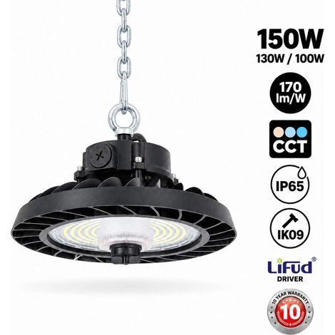 Campana LED UFO Industrial 150W - CCT - 170lm/W - Driver LIFUD - (1/2)