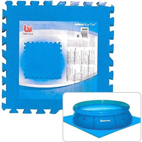 Bestway Bodenschutzplatten für Fast-Set-Pools Schwimmbecken Poolunterlage 2 m² (1/10)
