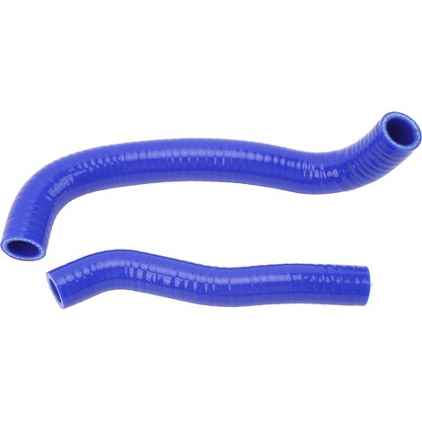 2PCS Durite Silicone Flexible Tuyau Liquide de Refroidissement Kit Étanche Anti-Fuite Remplacement Arctic Cat DVX-400 2007 2008 Bleu (1/5)