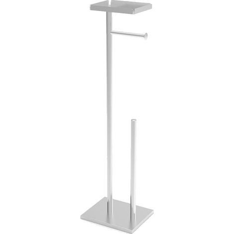 Porte-Papier Toilette - Acier Inoxydable Argent - Support Téléphone Intégré - Sans Perçage - Pour Salle De Bains Et Camping-Car - 1 Pièce (1/5)