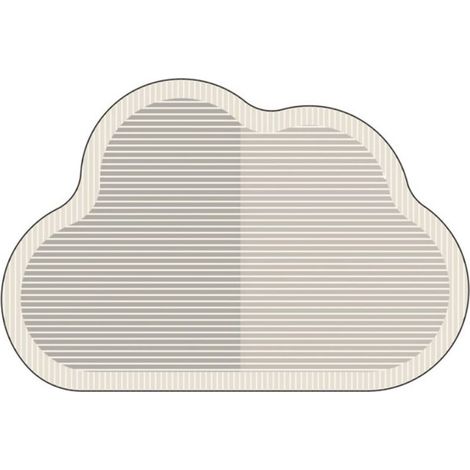 Chihiro [Nuage] 4060cm (Terre de diatomées) Tapis de sol en terre de diatomées, tapis antidérapant pour salle de bain, tapis absorbant pour porte de toilettes (1/5)