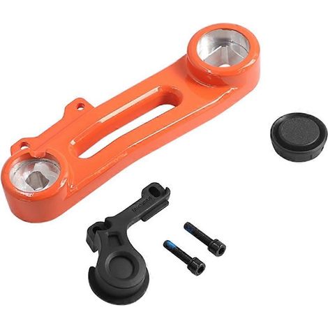 Bras de levier d'amortisseur avant INOKIM OXO avec cache-bras, pièces de rechange orange pour trottinette électrique (1/5)