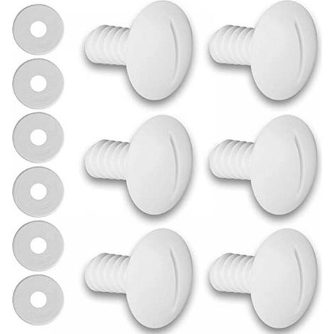6pcs Polaris C-55 Pool Cleaner Plastic Hub Screw Set 180/280 Replacement Parts (1/4)