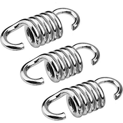 Filiyano-Ressorts pour hamac (lot de 3, 7 mm), ressorts de chaise hamac, rallonge de crochet, accessoires pour chaise hamac, pour chaises de véranda (1/5)