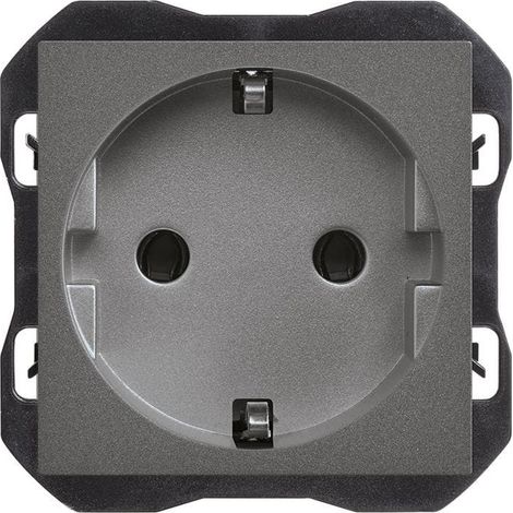 Base prise Schuko Simon 270 avec embornement par vis titane (1/2)